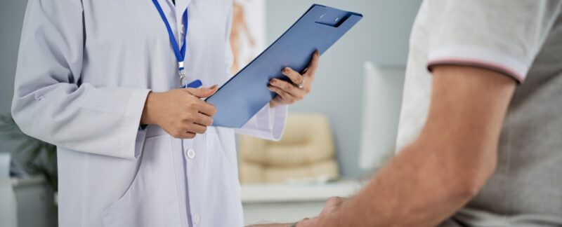 Examen médical. Biopsie de la prostate