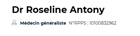 Dr. Antony Roseline