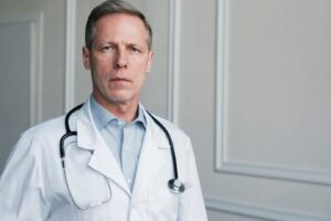 Médecin de famille dans un cabinet médical. Les causes de la cardiopathie ischémique