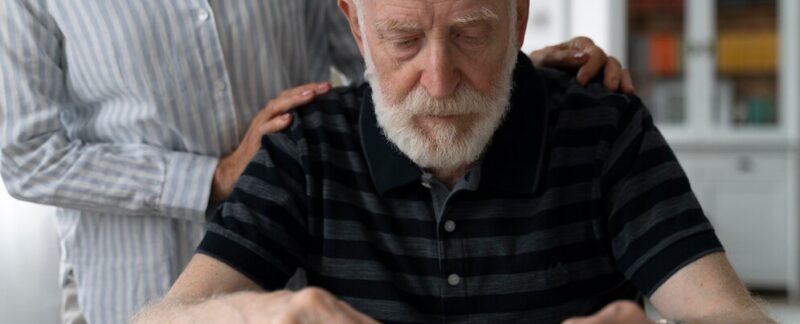 Les personnes âgées face à la maladie d'Alzheimer.