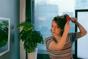 Personne souffrant d'engourdissement émotionnel. 