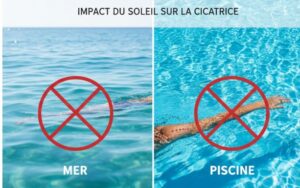 Impact du soleil sur la cicatrice