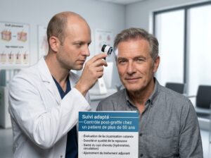 Contrôle post-greffe chez un patient de plus de 50 ans