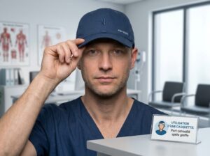 Port de casquette après greffe de cheveux