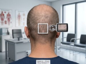 Évaluation de la densité donneuse chez un patient de 55 ans