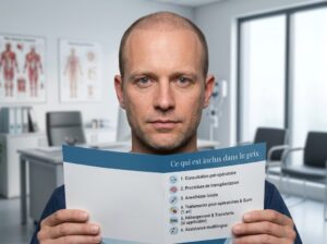 Détail des prestations incluses dans un devis de greffe