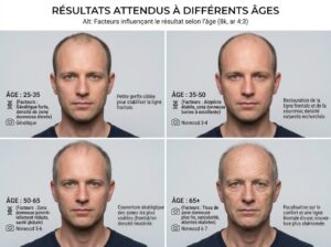 Facteurs influençant le résultat selon l’âge