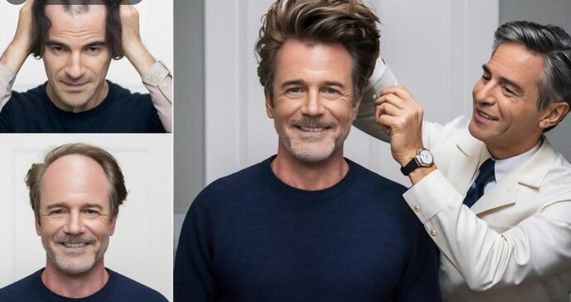 Résultat d’une greffe de cheveux après 1 an